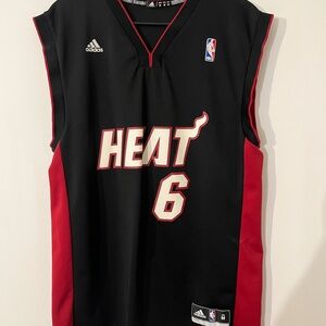 LeBron James adidas Miami Heat jersey. Size M